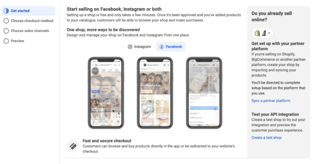 开始在Facebook，Instagram或两者兼而有之